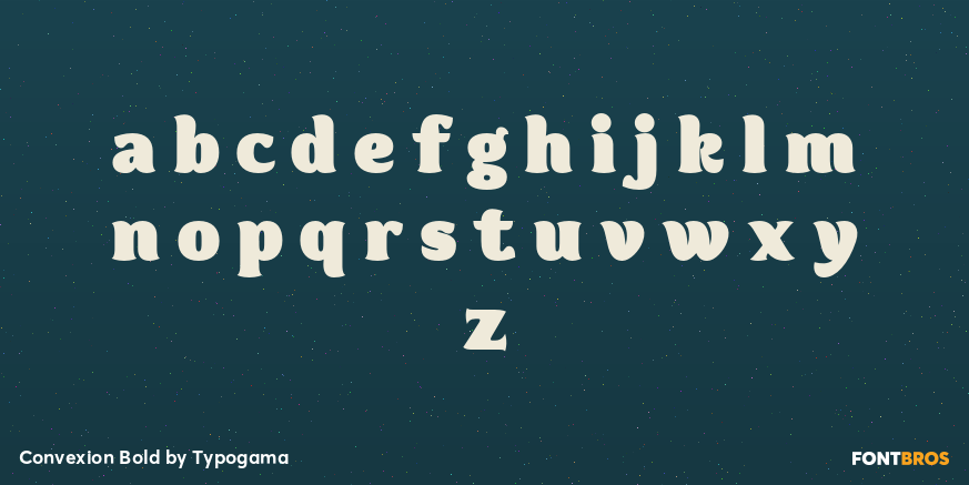 Convexion Bold Font Poster #3