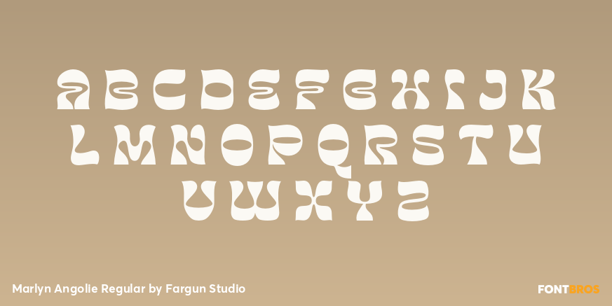 Marlyn Angolie Regular Font Poster #2