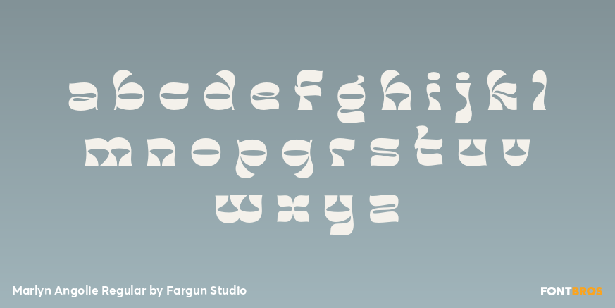 Marlyn Angolie Regular Font Poster #3