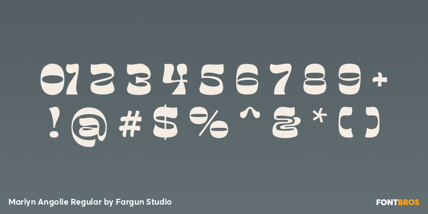 Marlyn Angolie Regular Font Poster #4