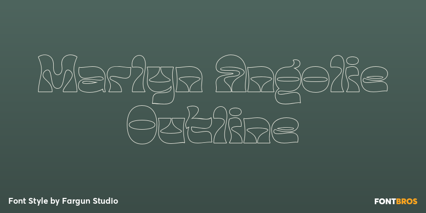 Marlyn Angolie Outline Poster