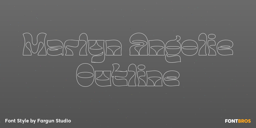 Marlyn Angolie Outline Poster