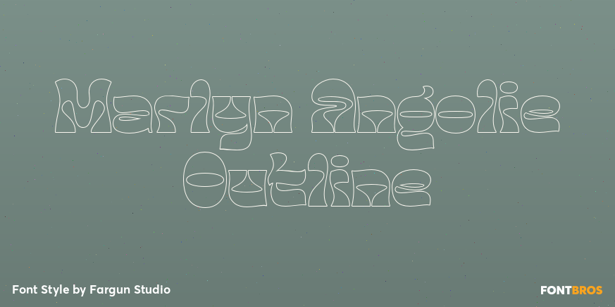 Marlyn Angolie Outline Poster