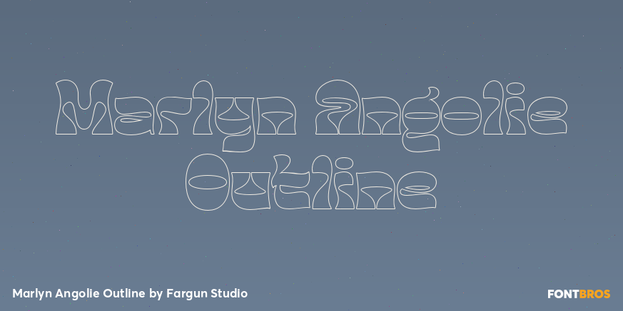 Marlyn Angolie Outline Poster