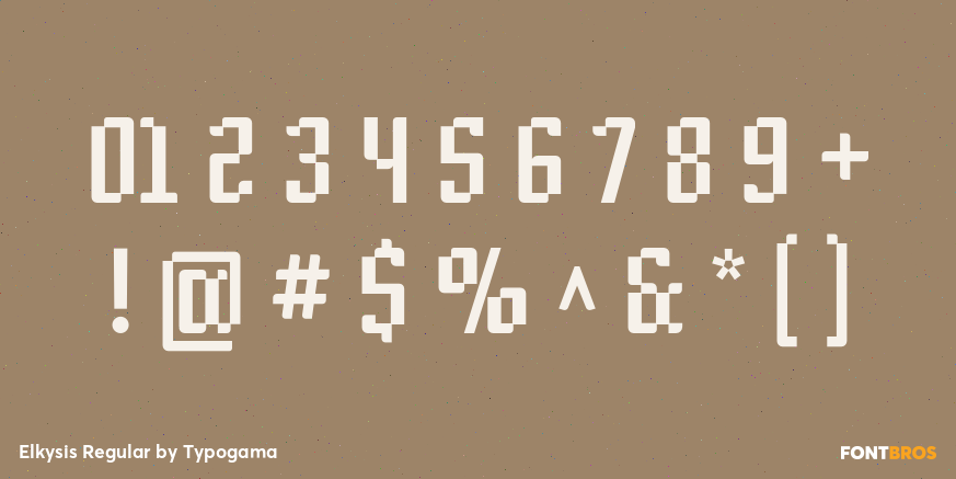 Elkysis Regular Font Poster #1
