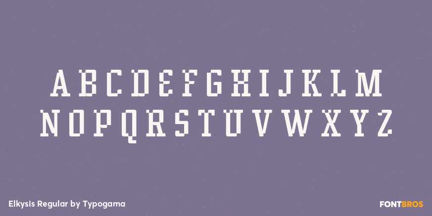 Elkysis Regular Font Poster #2