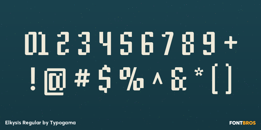 Elkysis Regular Font Poster #4