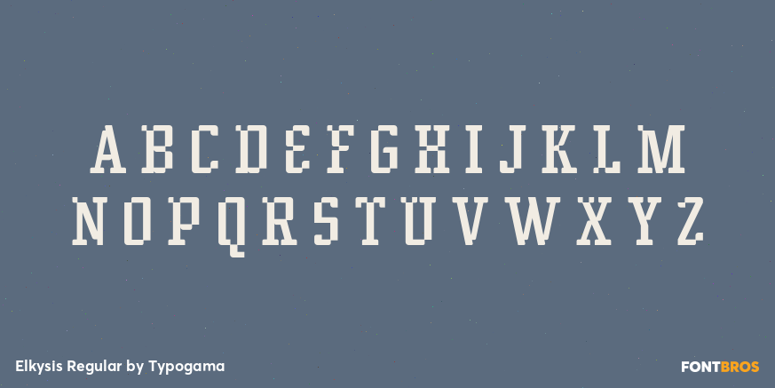 Elkysis Regular Font Poster #1