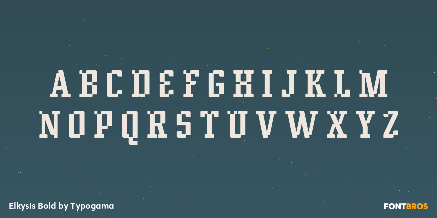 Elkysis Bold Font Poster #2