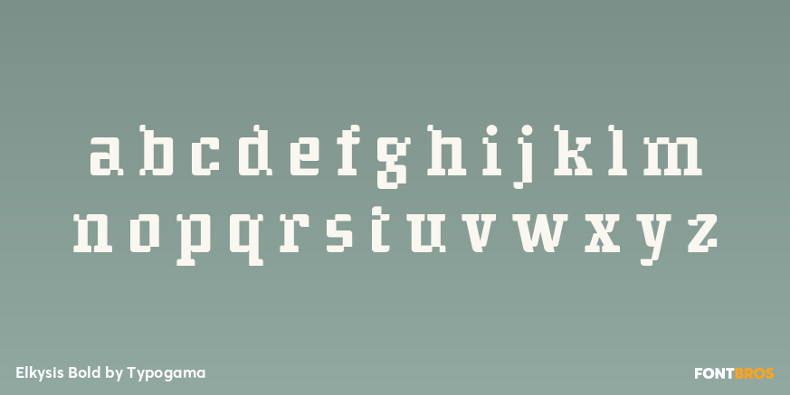 Elkysis Bold Font Poster #3