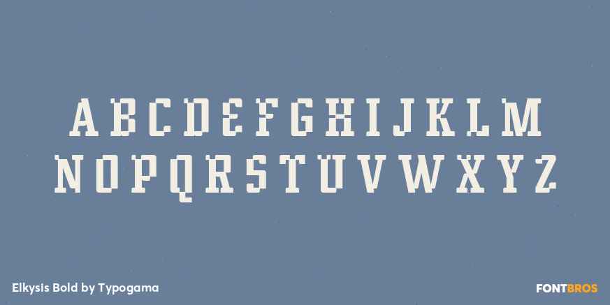 Elkysis Bold Font Poster #1