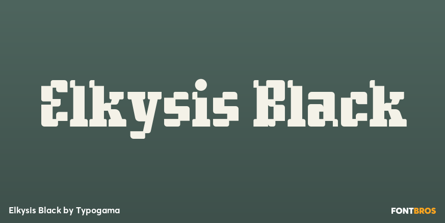 Elkysis Black Poster