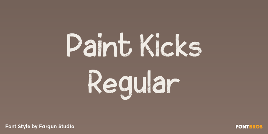 Paint Kicks Regular Poster