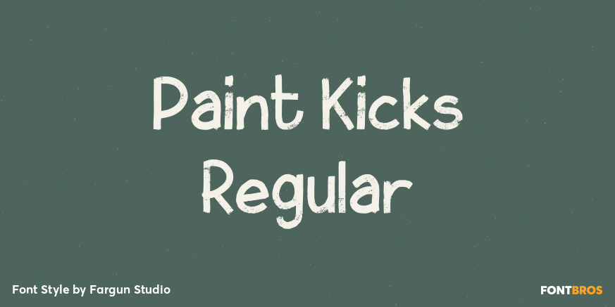 Paint Kicks Regular Poster