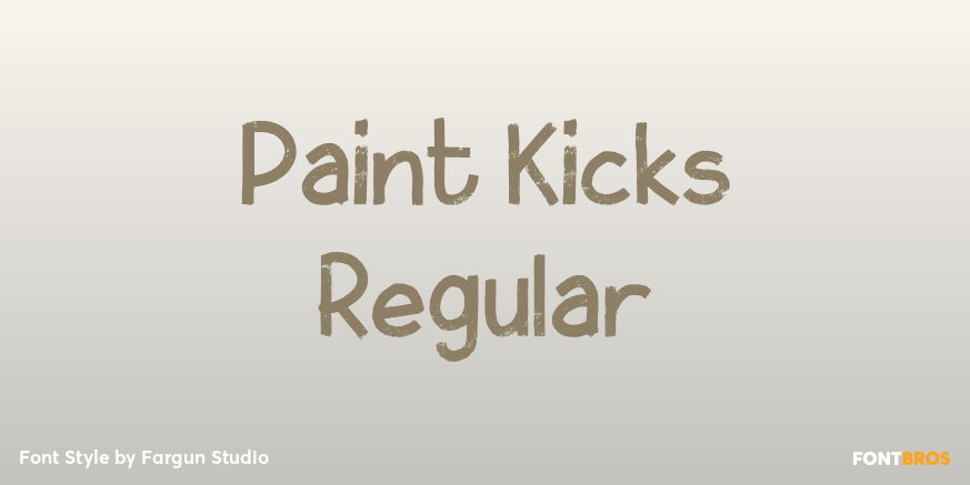 Paint Kicks Regular Poster