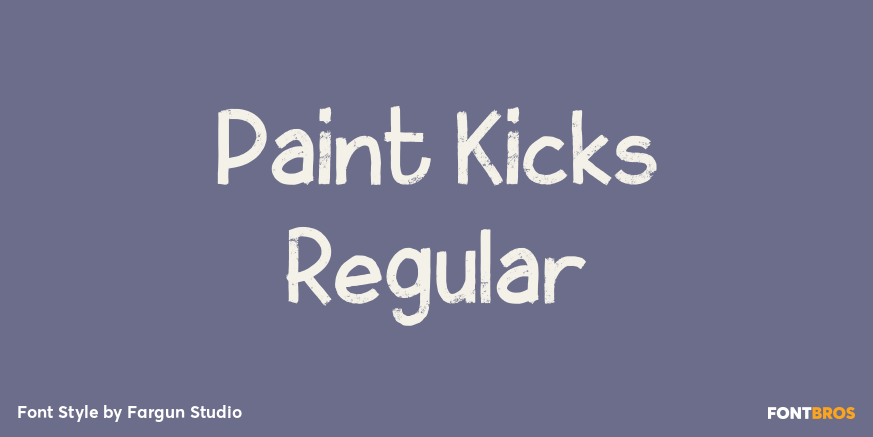 Paint Kicks Regular Poster