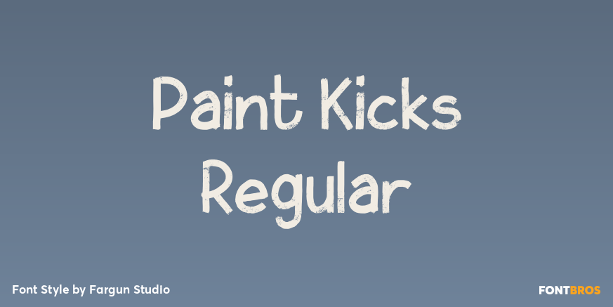 Paint Kicks Regular Poster