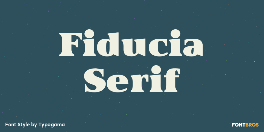 Fiducia Serif Poster