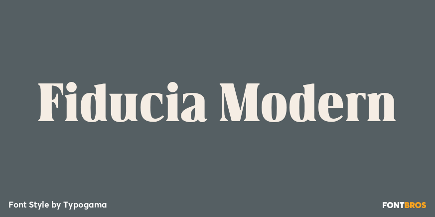 Fiducia Modern Poster