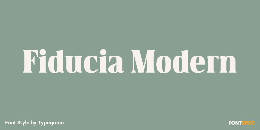 Fiducia Modern Poster
