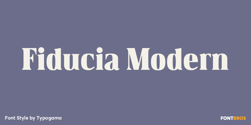 Fiducia Modern Poster