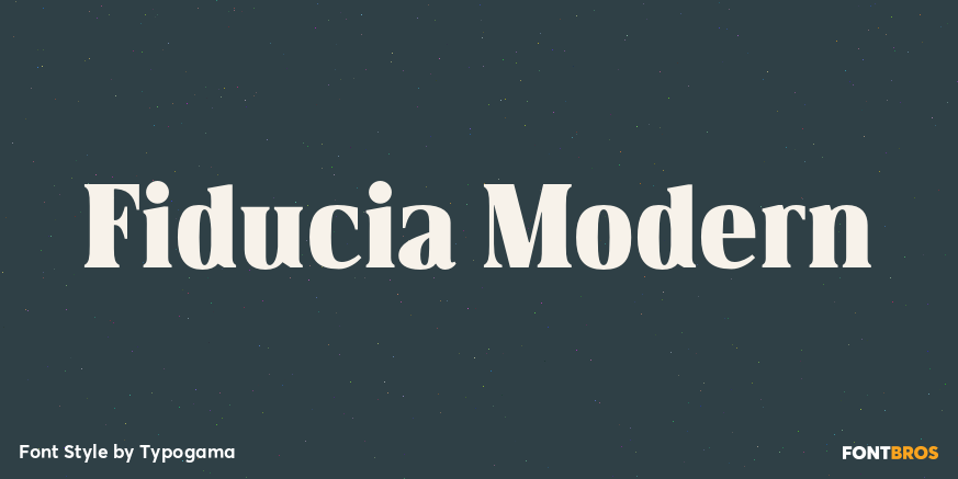 Fiducia Modern Poster