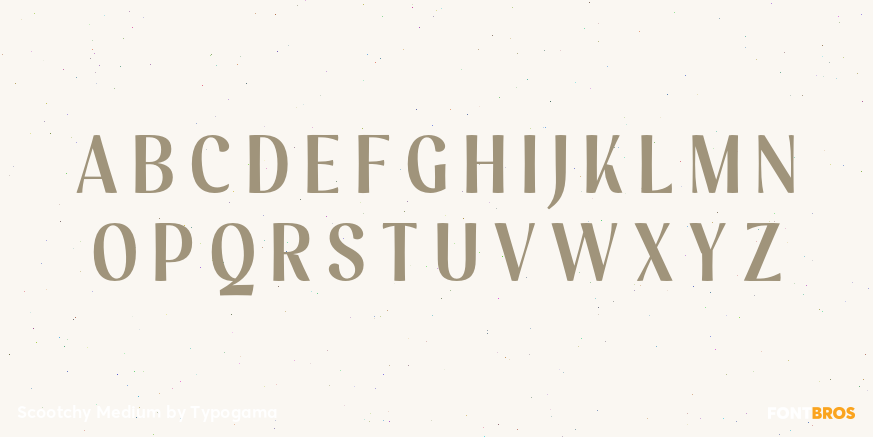 Scootchy Medium Font Poster #2