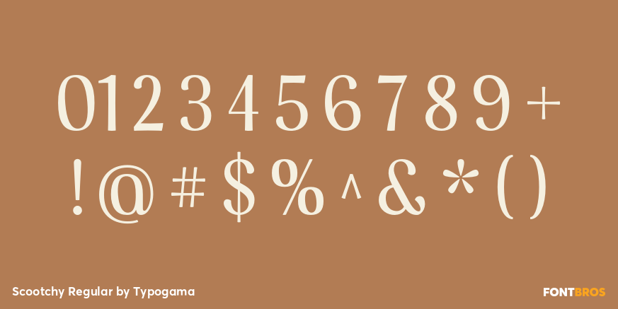 Scootchy Regular Font Poster #4