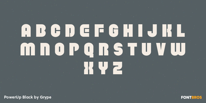 PowerUp Black Font Poster #2