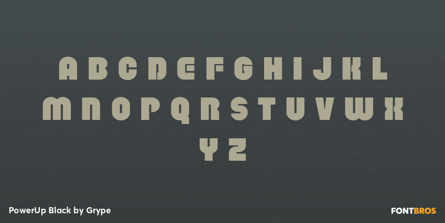 PowerUp Black Font Poster #3