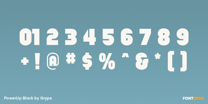 PowerUp Black Font Poster #4