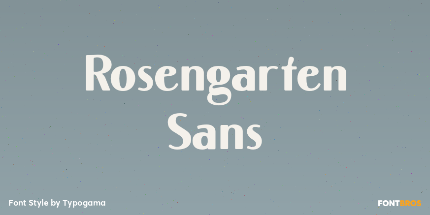 Rosengarten Sans Poster