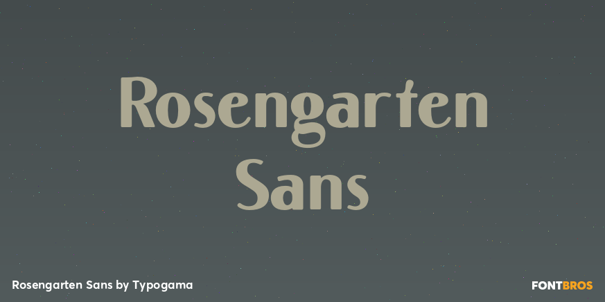 Rosengarten Sans Poster