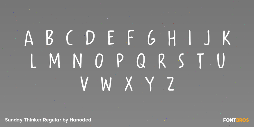 Sunday Thinker Regular Font Poster #3