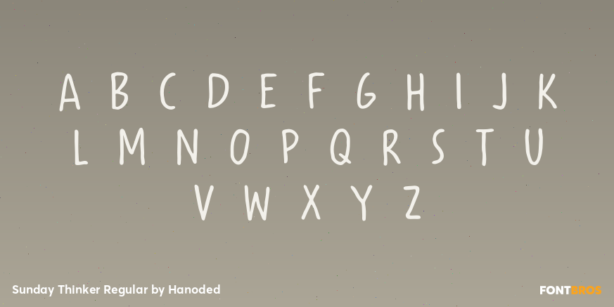 Sunday Thinker Regular Font Poster #3