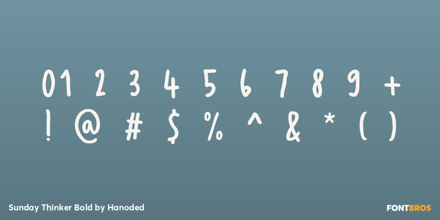 Sunday Thinker Bold Font Poster #4