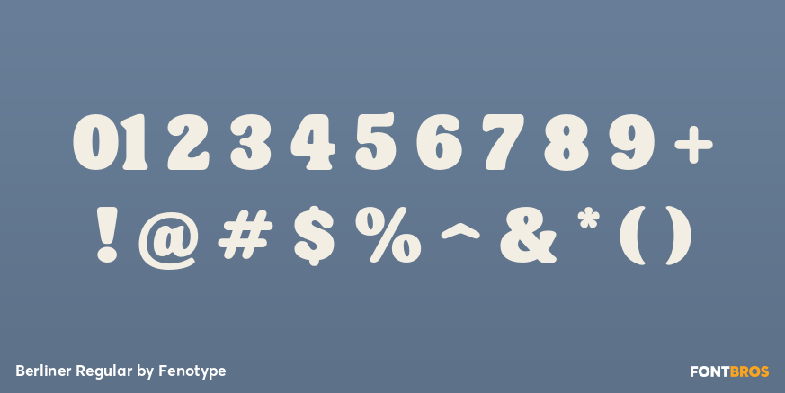 Berliner Regular Font Poster #4