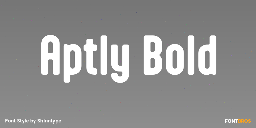 Aptly Bold Font Poster #1