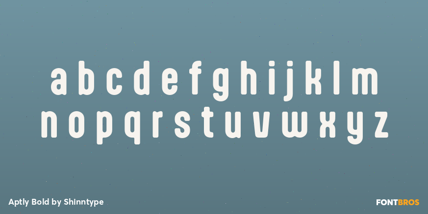 Aptly Bold Font Poster #1