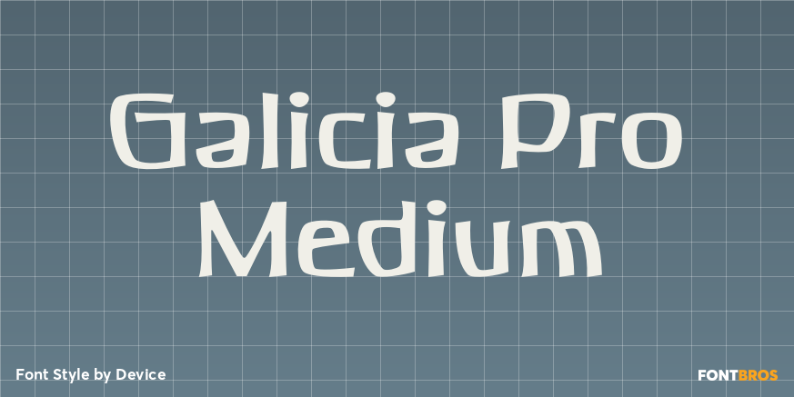 Galicia Pro Medium Font Poster #1