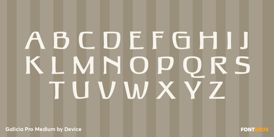 Galicia Pro Medium Font Poster #1