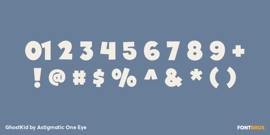 GhostKid Font Poster #4