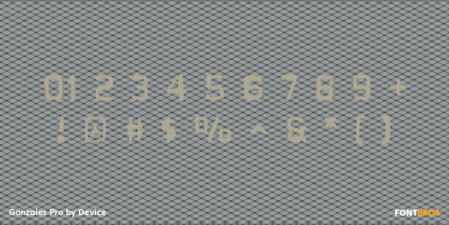 Gonzales Pro Font Poster #1