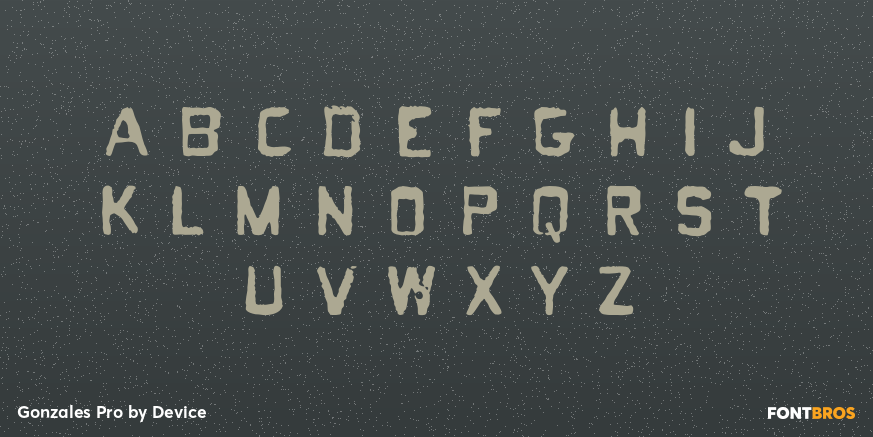 Gonzales Pro Font Poster #2