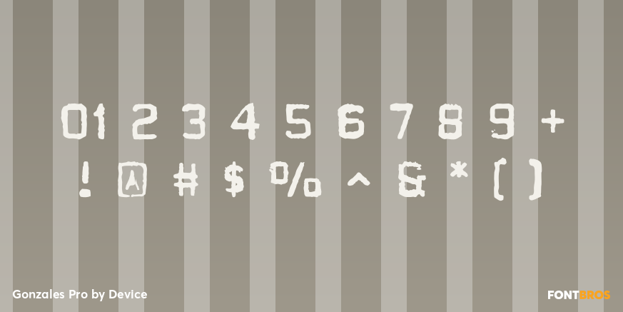 Gonzales Pro Font Poster #4