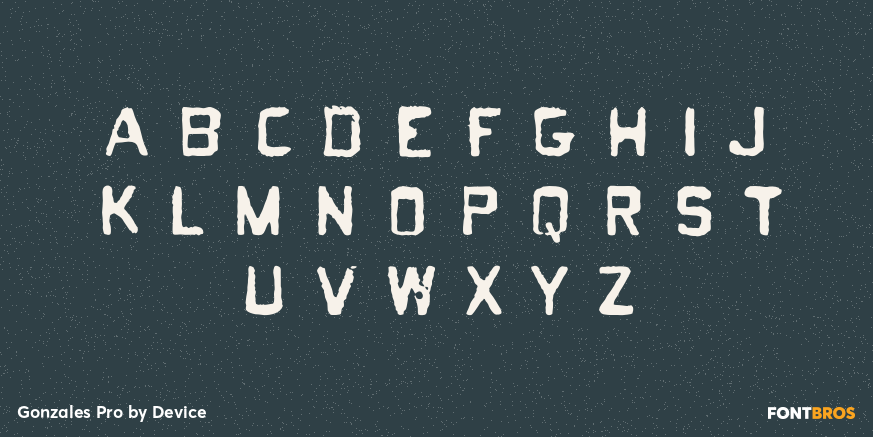 Gonzales Pro Font Poster #1