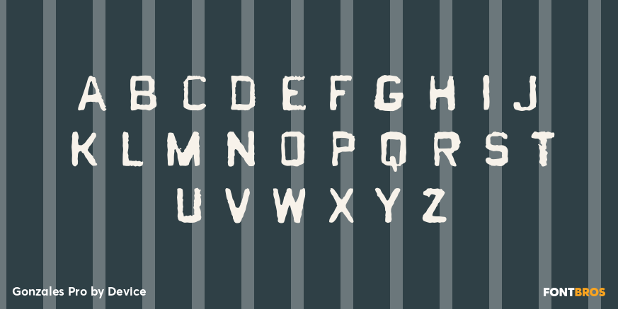 Gonzales Pro Font Poster #1