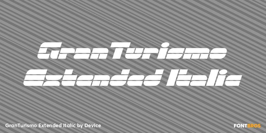 GranTurismo Extended Italic Poster