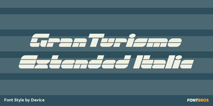 GranTurismo Extended Italic Poster