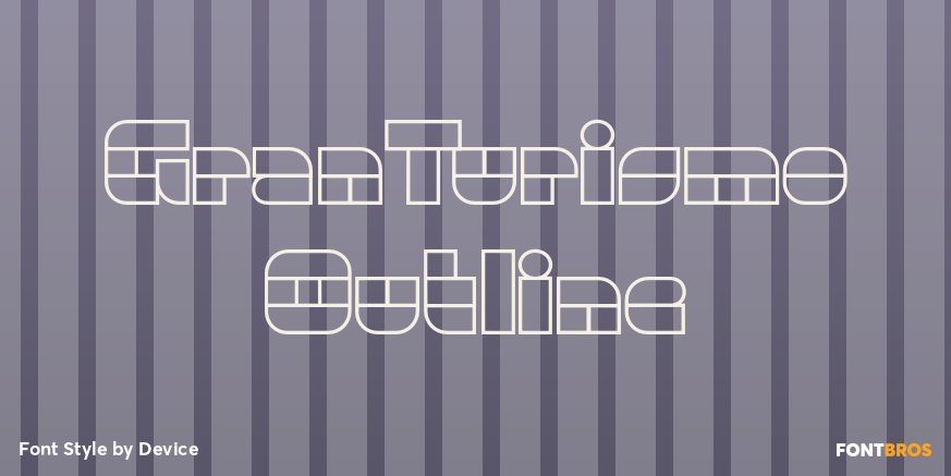 GranTurismo Outline Poster